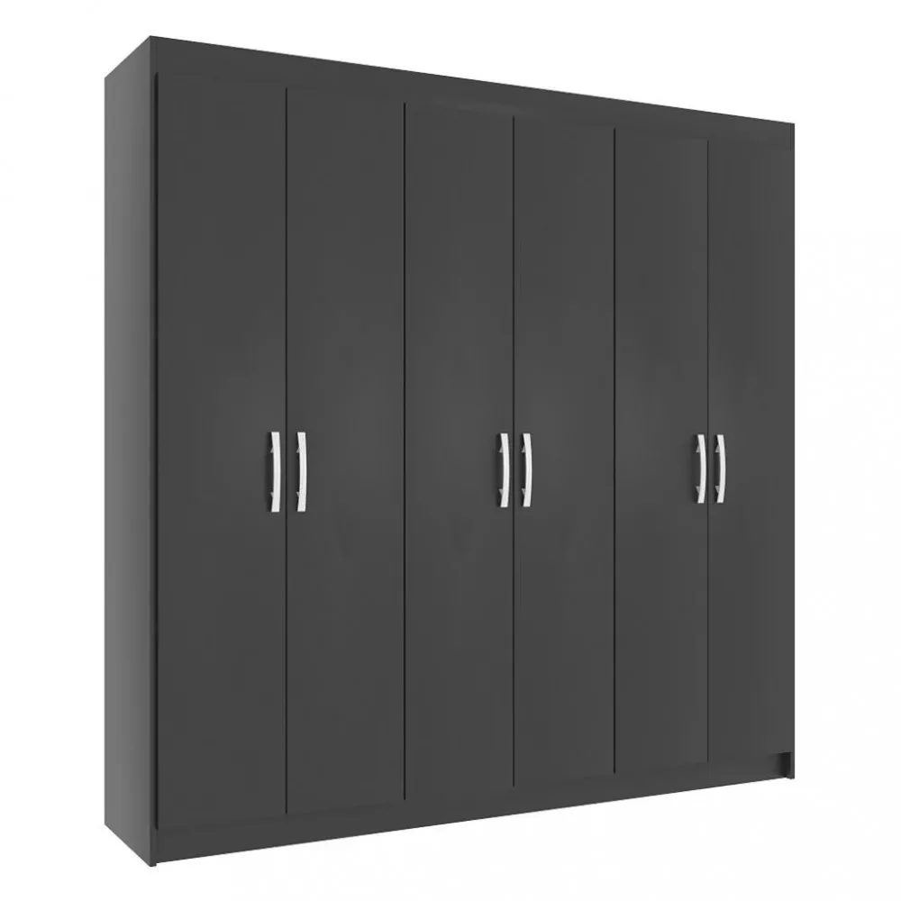 Guarda Roupa Casal 6 Portas 2 Gavetas Montreal Evidencia