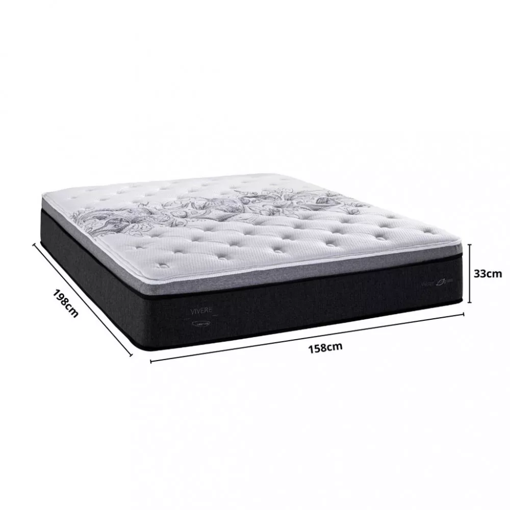 Colchão Queen 158cm Molas Ensacadas One C1629 Herval