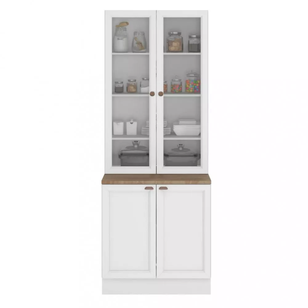 Cristaleira 4 Portas Unna Poliman