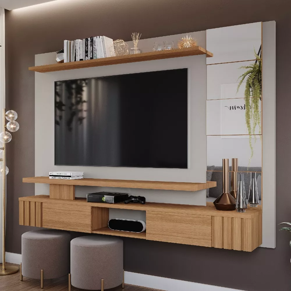 Image 0 of 5 of Painel para TV até 65 Polegadas 2 Portas Basculantes Murano Permóbili