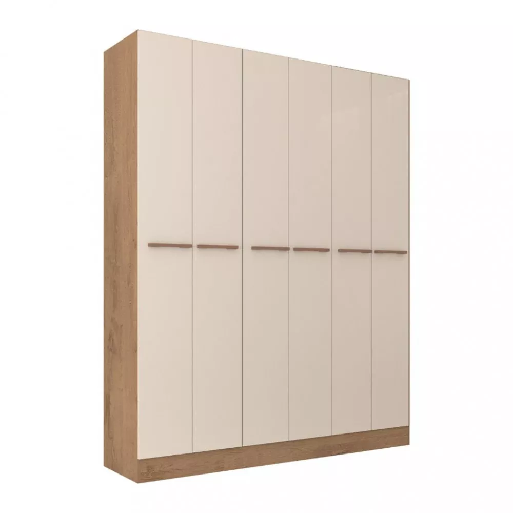 Guarda Roupa Solteiro 6 Portas 2 Gavetas Dakar Atualle