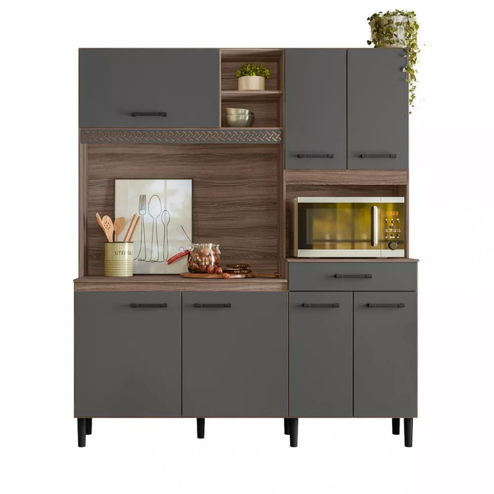 Cozinha Compacta 7 Portas 1 Gaveta Yara Nicioli