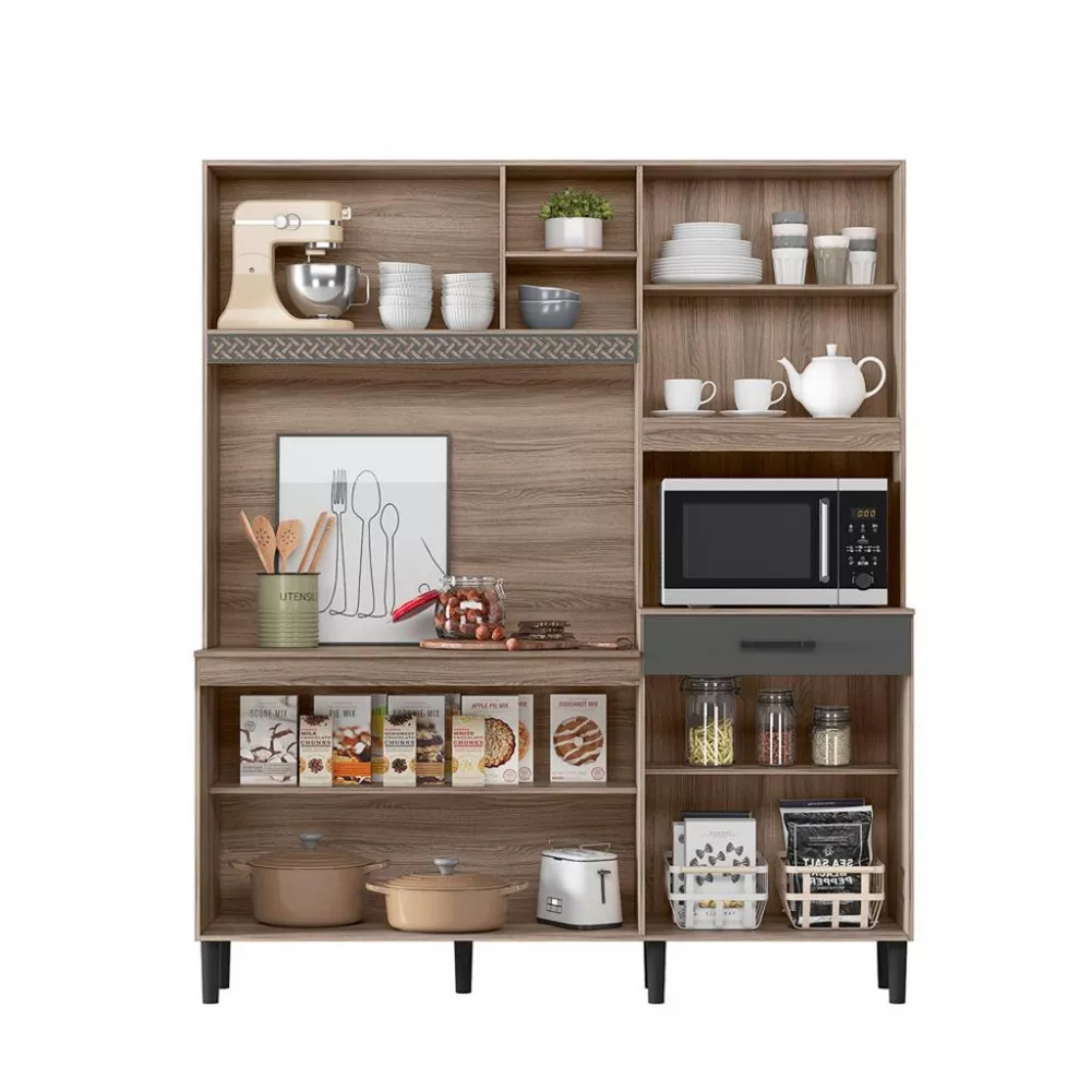 Cozinha Compacta 7 Portas 1 Gaveta Yara Nicioli