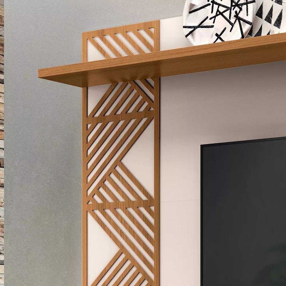 Image 2 of 5 of Painel para TV até 50 Polegadas 1 Porta Grid HB Móveis