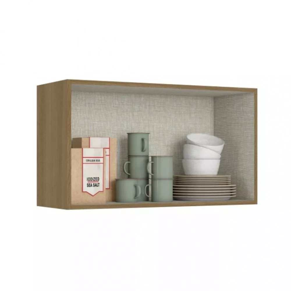 Armário Aéreo 1 Porta 80cm Magnolia THB