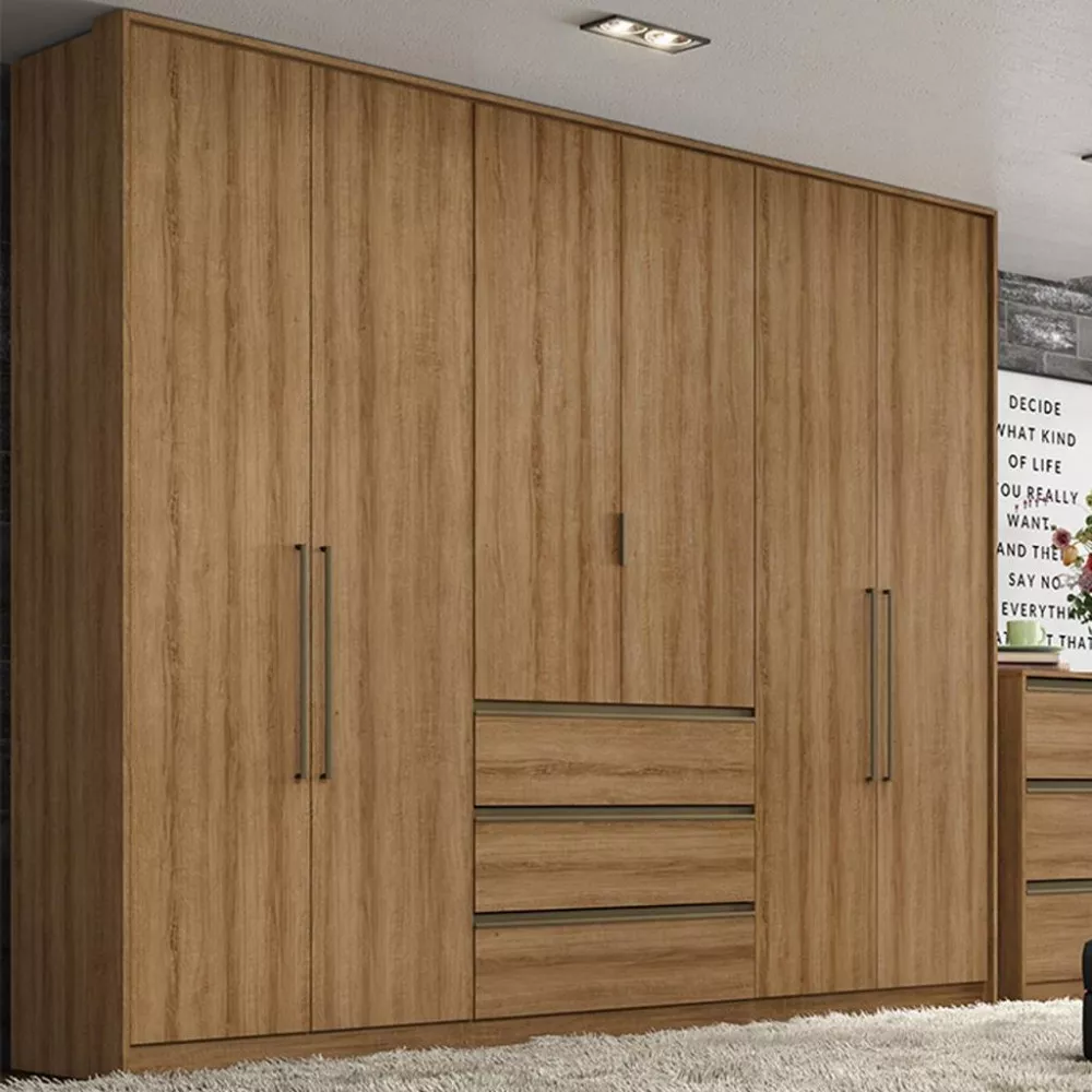 Guarda Roupa Solteiro 6 Portas Veneza THB