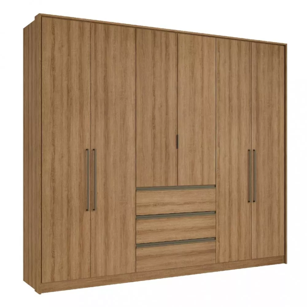 Guarda Roupa Solteiro 6 Portas Veneza THB