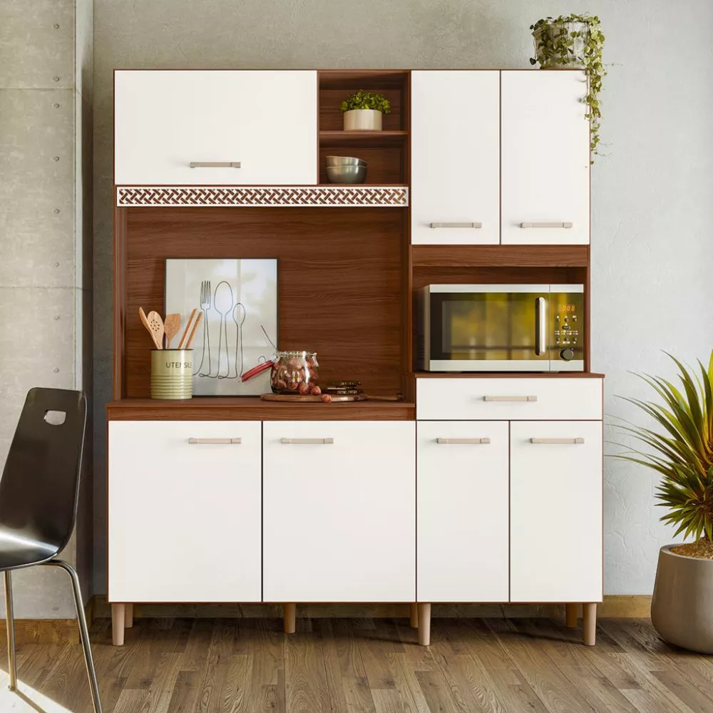 Cozinha Compacta 7 Portas 1 Gaveta Yara Nicioli