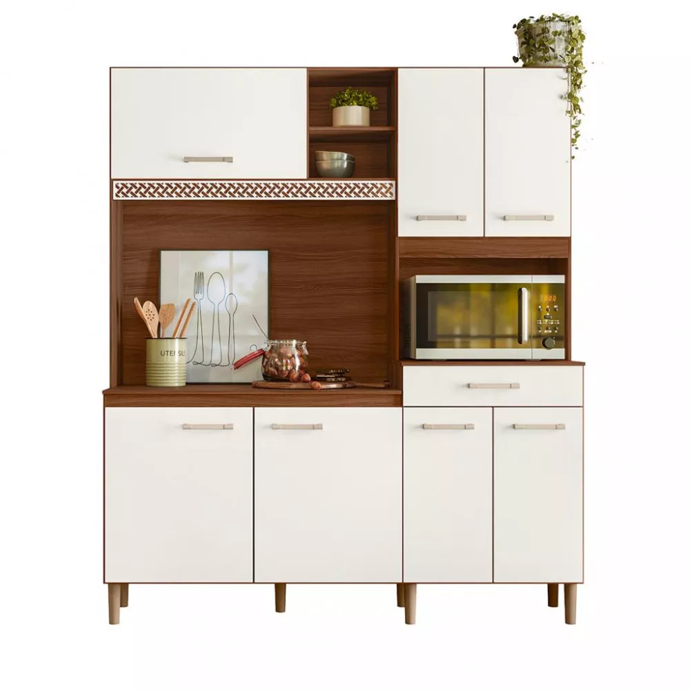 Cozinha Compacta 7 Portas 1 Gaveta Yara Nicioli