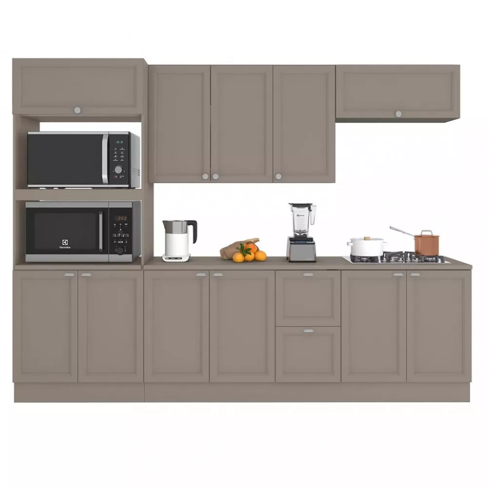 Image 1 of 5 of Cozinha Compacta 11 Portas 2 Gavetas Unna Poliman
