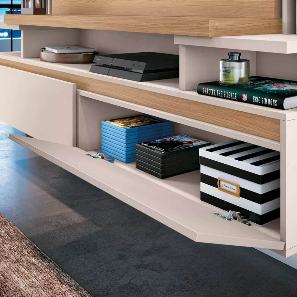 Painel para TV até 55 Polegadas 2 Portas Led Cosmo HB Móveis