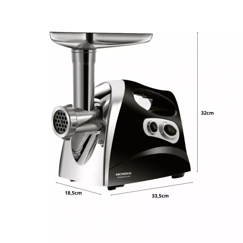 Moedor de Carne Elétrico Mondial MC-03 Premium