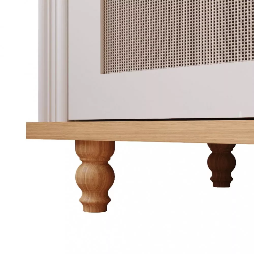 Rack para TV até 65 Polegadas 2 Gavetas Lavanda Permóbili