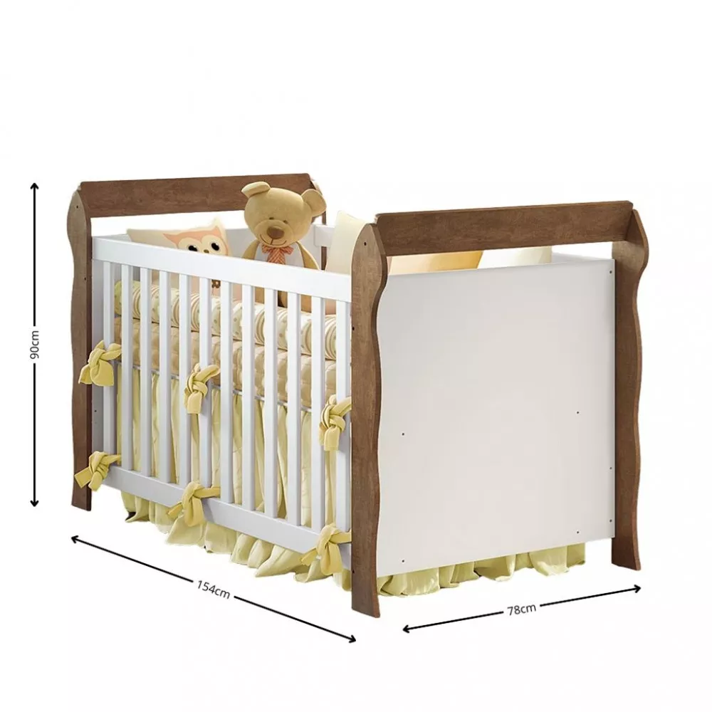 Image 2 of 6 of Berço Mini Cama Lara Carolina Baby