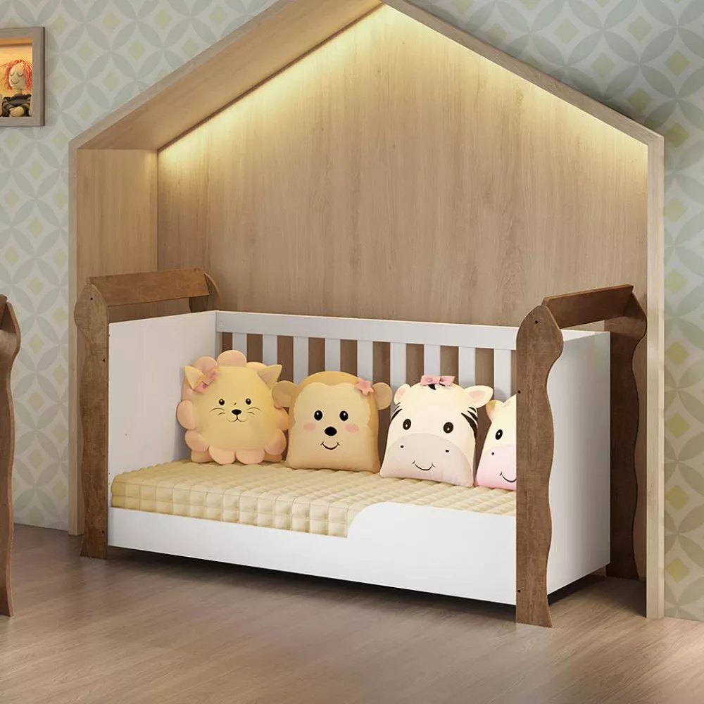 Image 3 of 6 of Berço Mini Cama Lara Carolina Baby