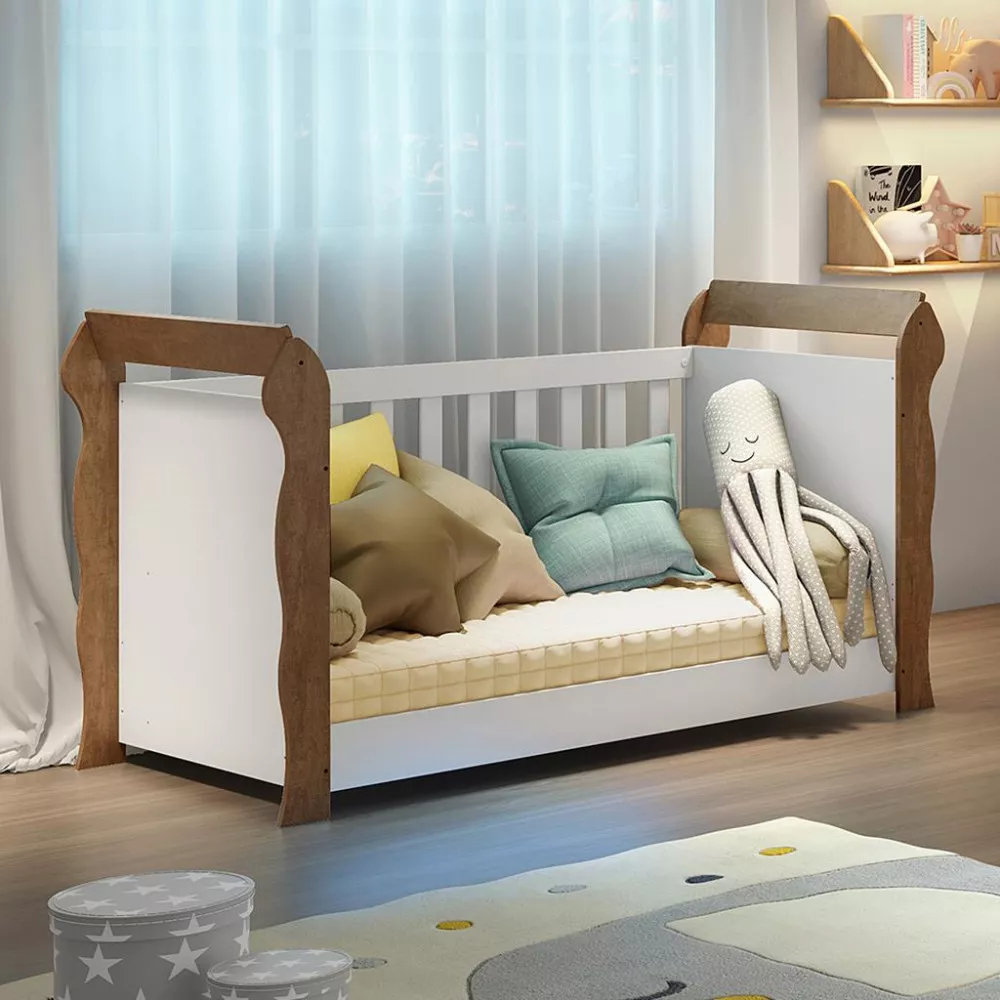 Image 4 of 6 of Berço Mini Cama Lara Carolina Baby