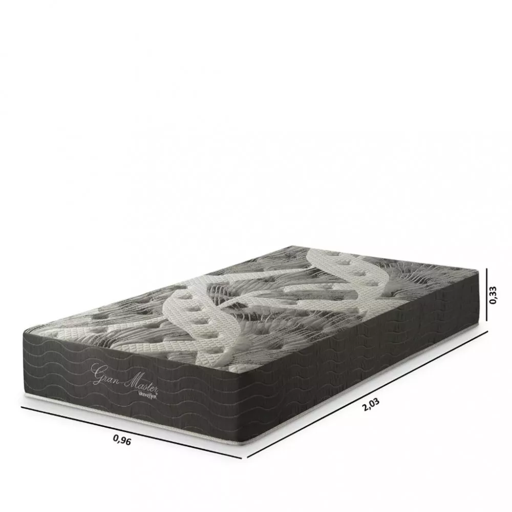 Colchão Solteiro 96cm Molas Ensacadas Gran Master Umaflex