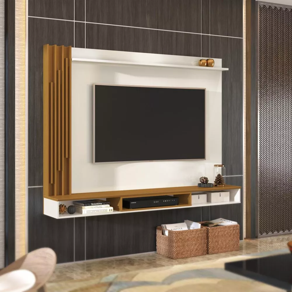 Image 0 of 5 of Painel para TV Até 55 Polegadas Ripado 180cm Aston EDN Móveis