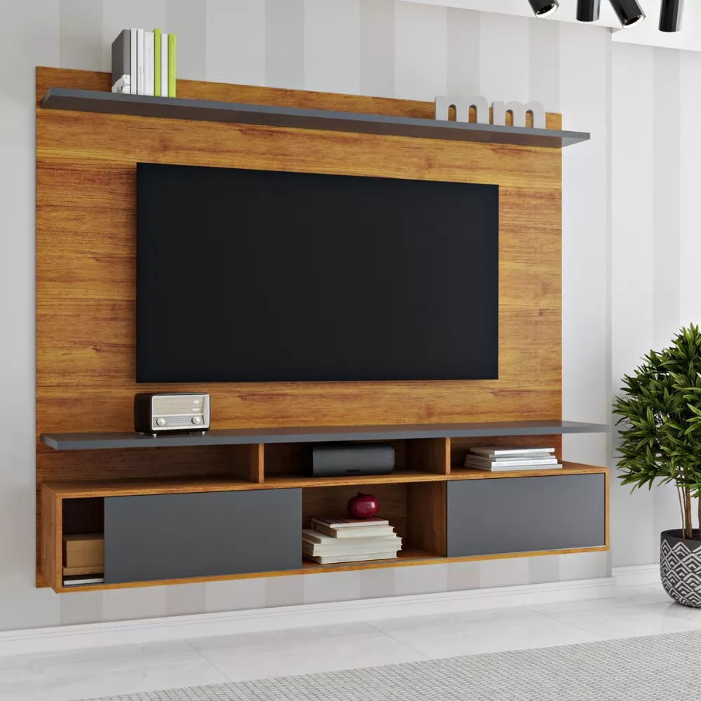 Painel para TV até 55 Polegadas 2 Portas Padova Viero