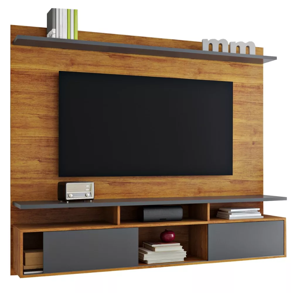 Painel para TV até 55 Polegadas 2 Portas Padova Viero