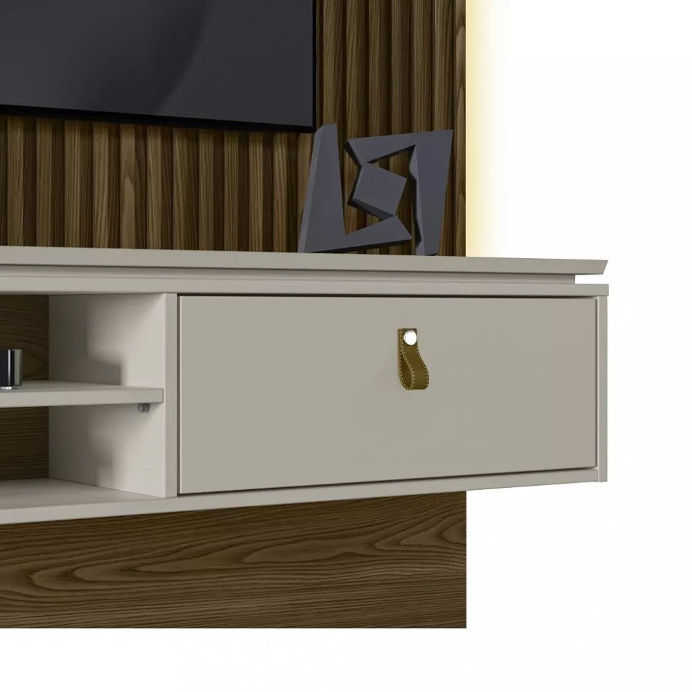 Estante Home para TV até 75 Polegadas LED 2 Portas Authentique Linea Brasil