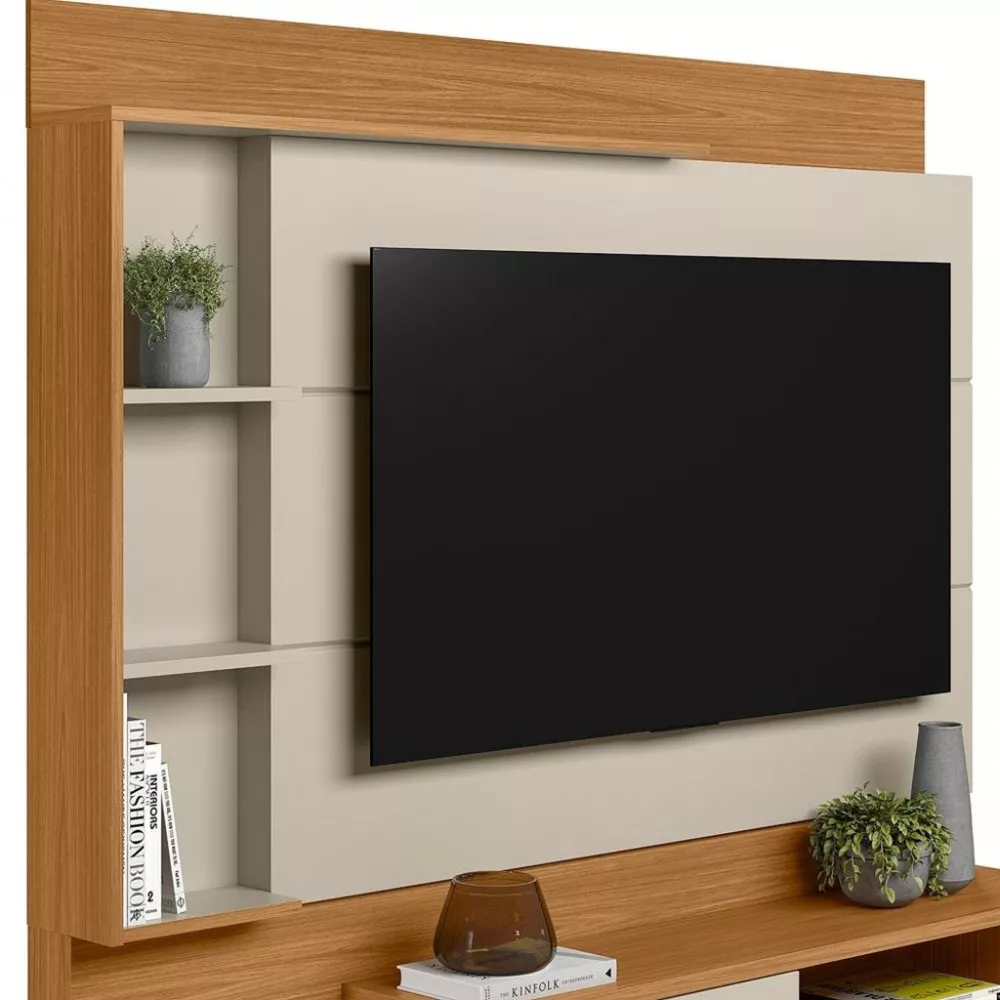 Estante Home para TV até 60 Polegadas 2 Portas Atlanta Linea Brasil