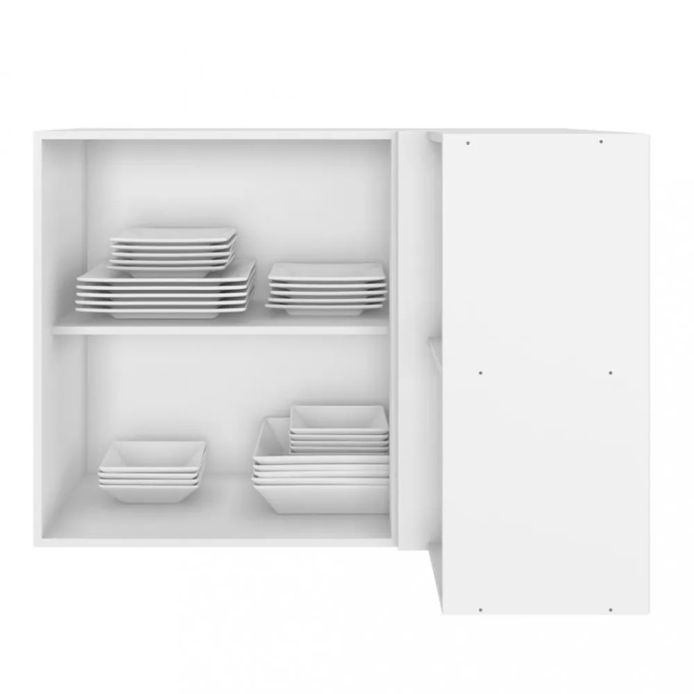 Armário Aéreo Canto Reto 2 Portas Unna Poliman