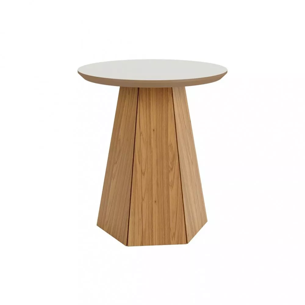 Mesa Lateral Pé Hexagonal 50cm TB606  Dalla Costa