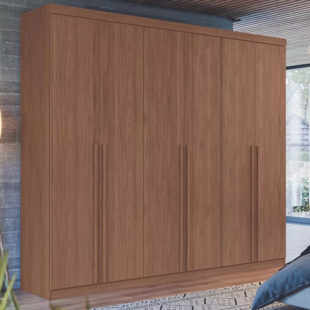 Guarda Roupa Casal 6 Portas 4 Gavetas Versalhes Santos Andira