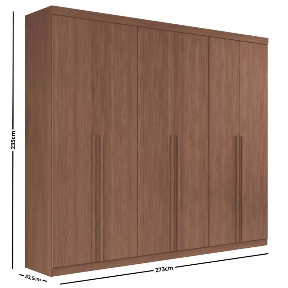 Guarda Roupa Casal 6 Portas 4 Gavetas Versalhes Santos Andira