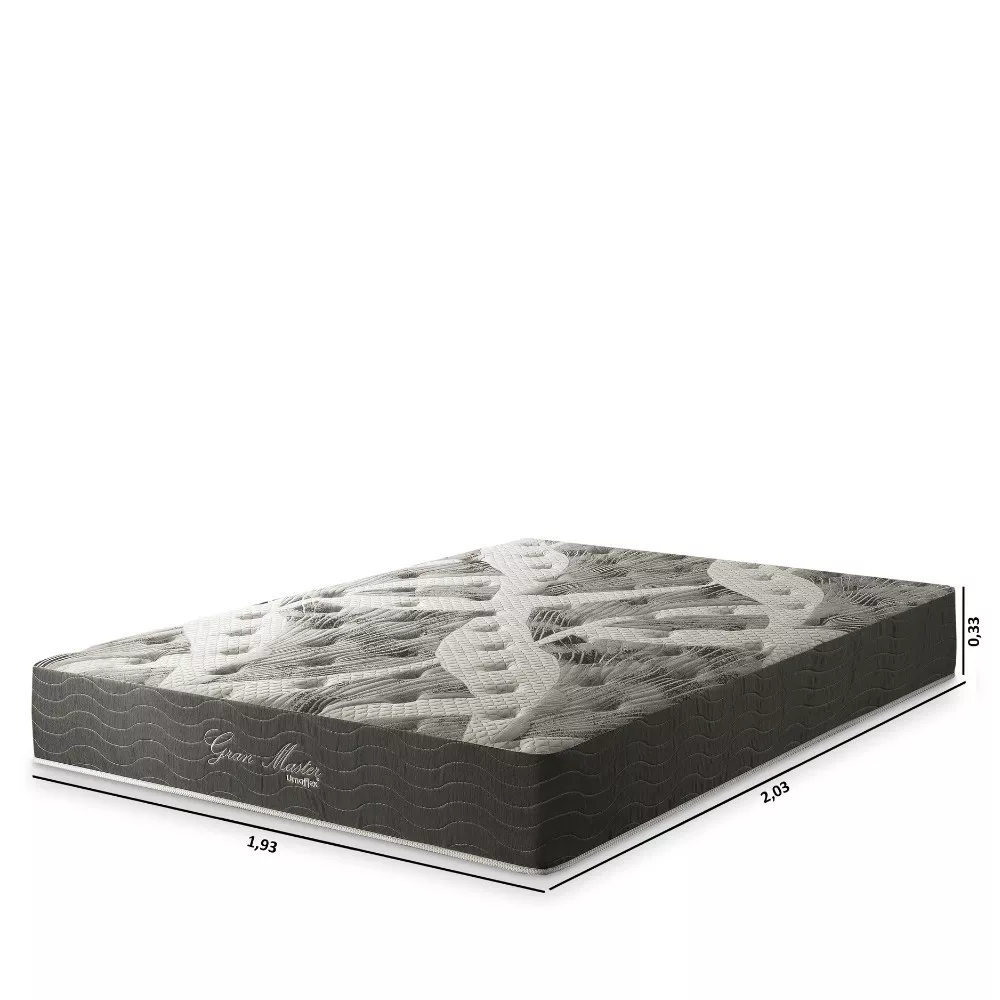Colchão King 193cm Molas Ensacadas Gran Master Umaflex