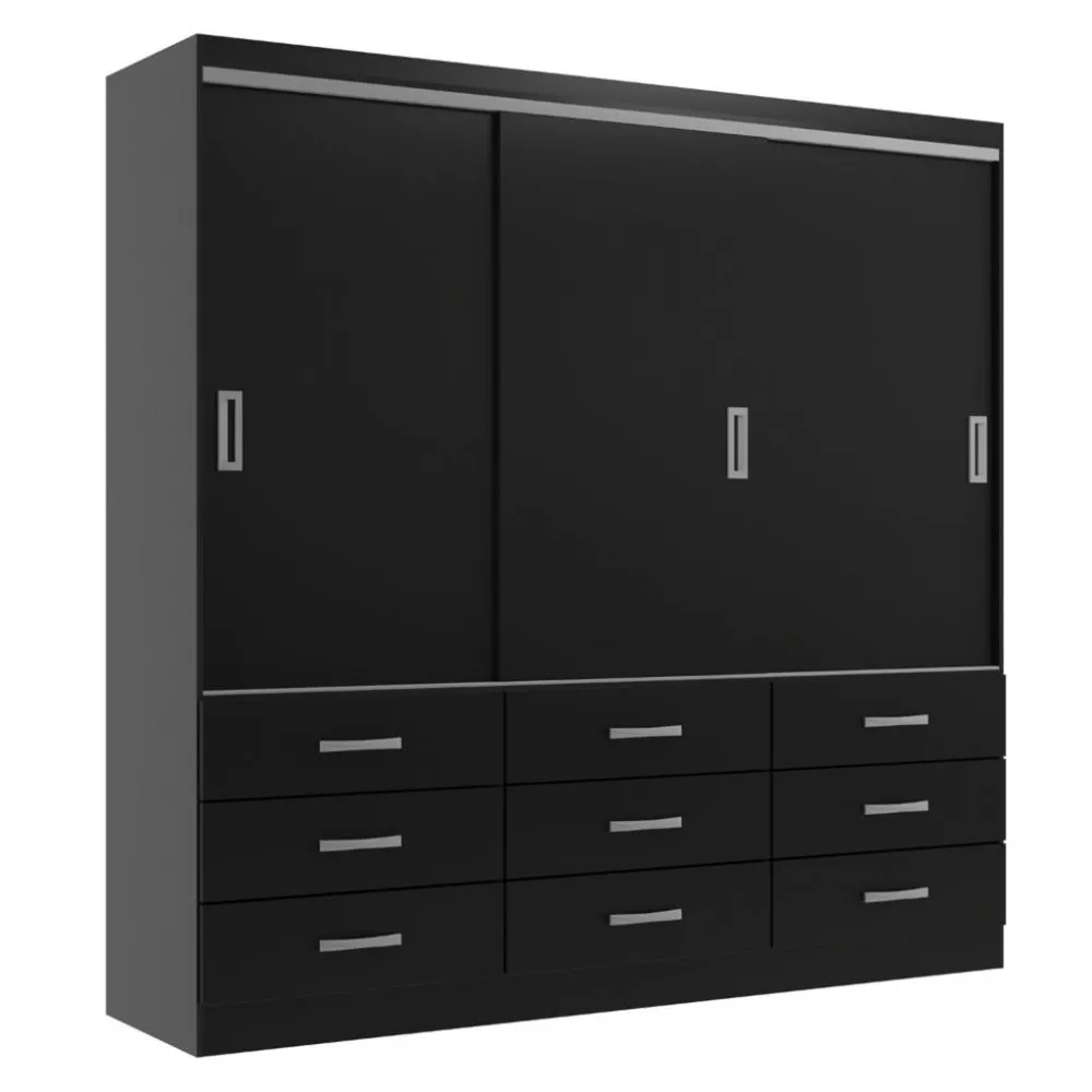 Guarda Roupa Casal 3 Portas 9 Gavetas Isabela Evidencia