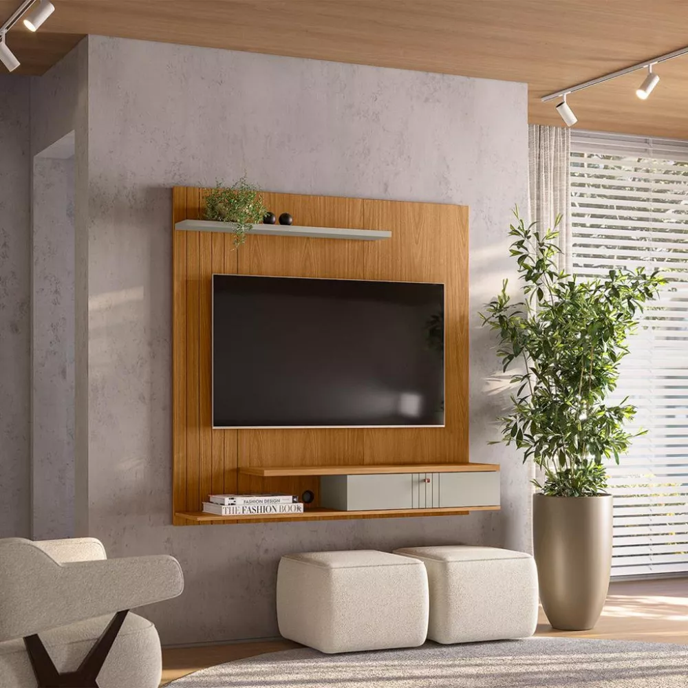 Image 0 of 4 of Painel para TV até 55 Polegadas 1 Porta Vegas Linea Brasil
