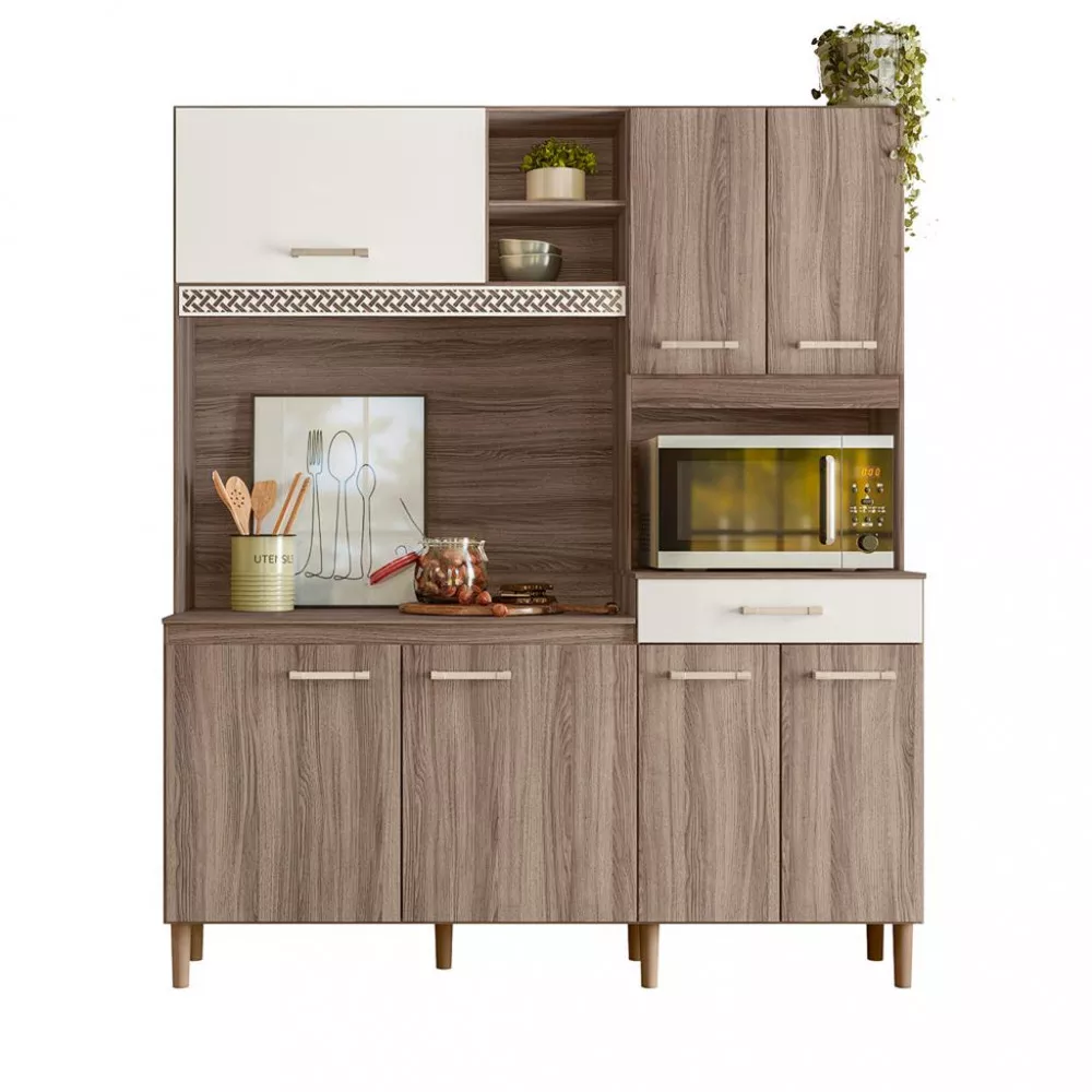 Cozinha Compacta 7 Portas 1 Gaveta Yara Nicioli