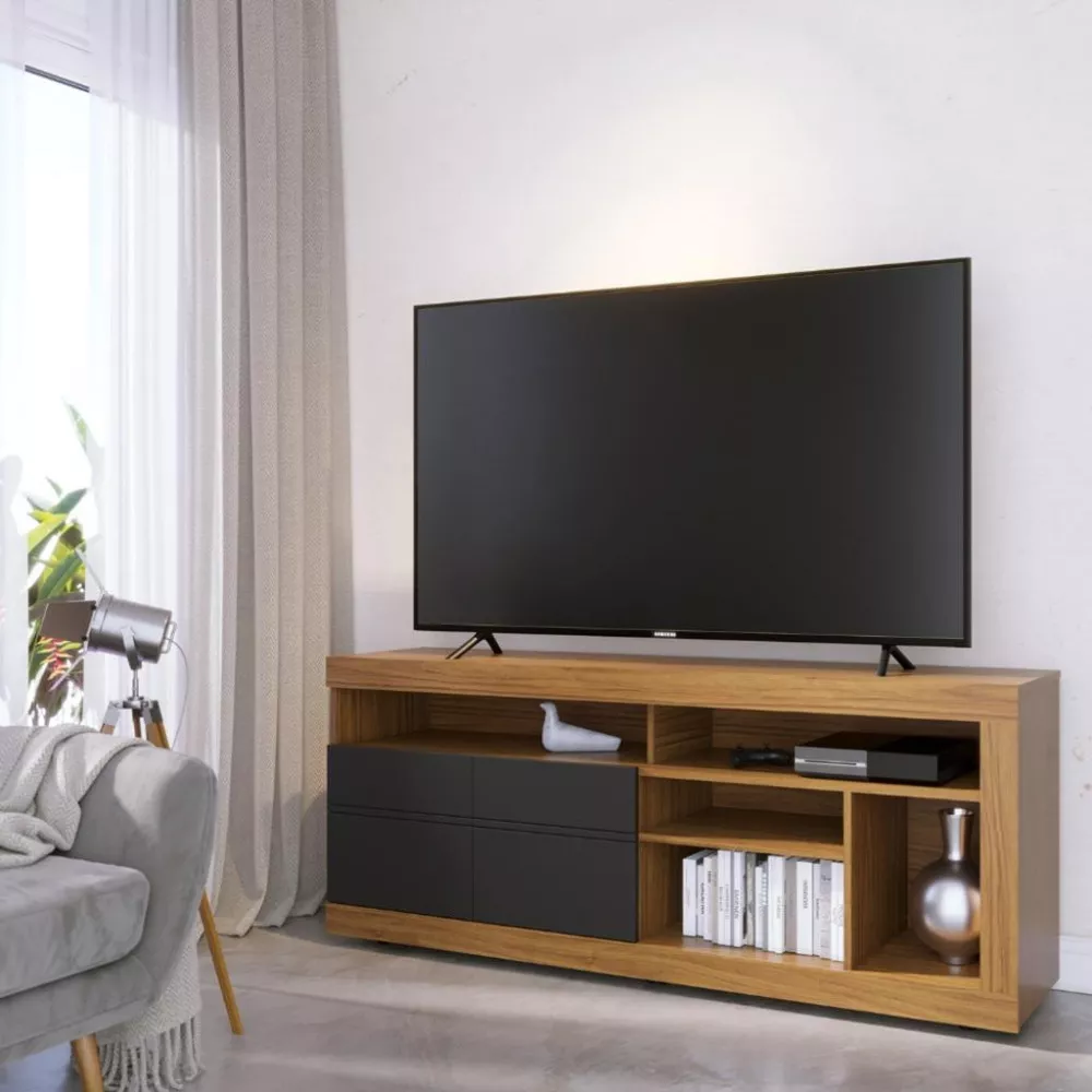 Rack para TV até 65 Polegadas 2 Portas Inajá Colibri
