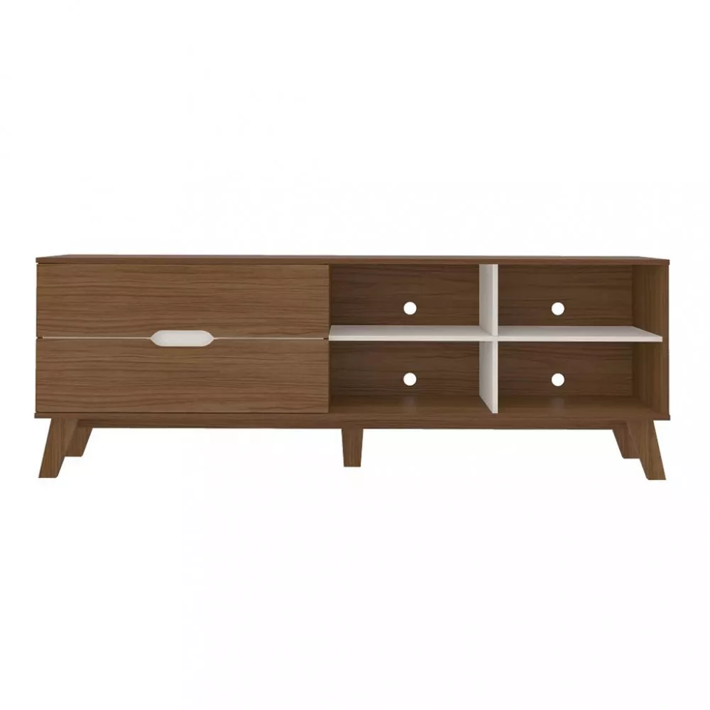 Rack para TV até 75 Polegadas 2 Gavetas com Pés Verona Artely