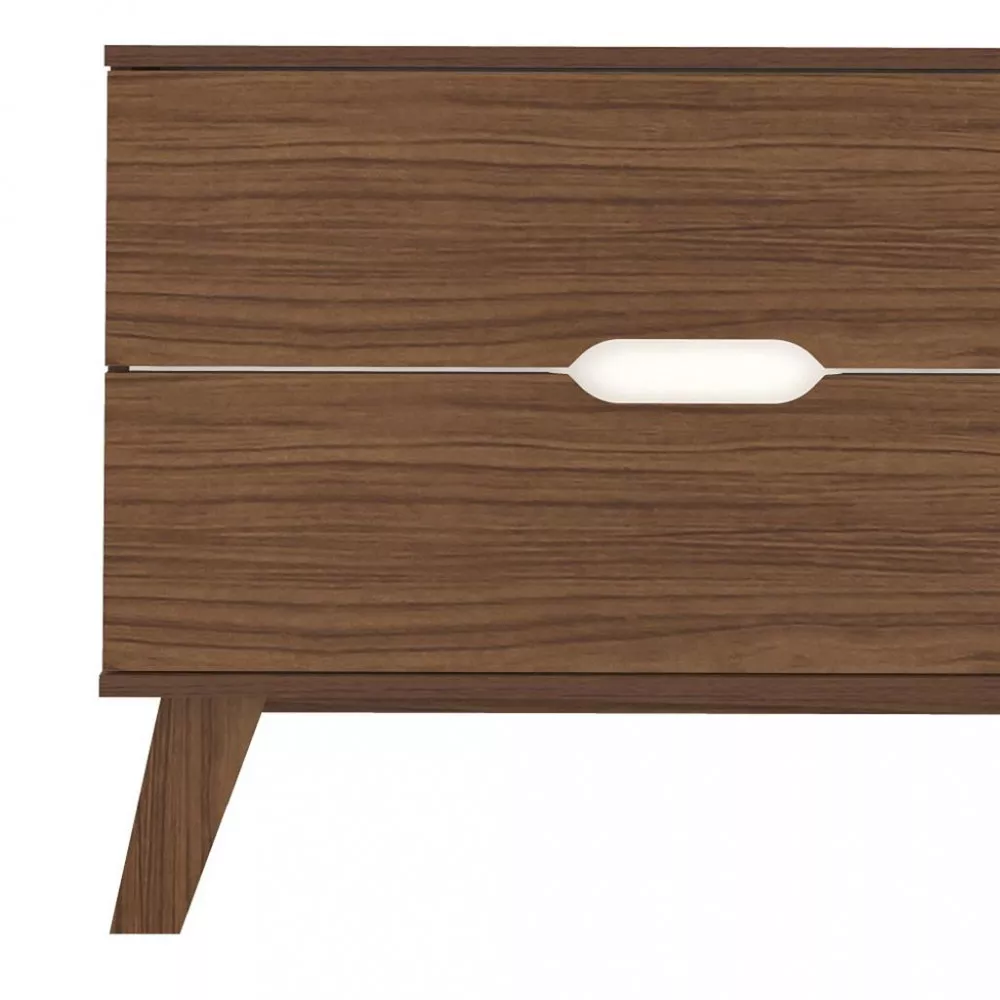 Rack para TV até 75 Polegadas 2 Gavetas com Pés Verona Artely