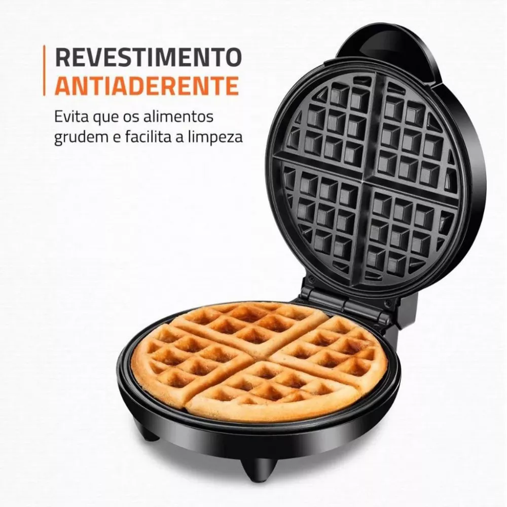 Máquina de Waffle Mondial Pratic GW-01 1200W