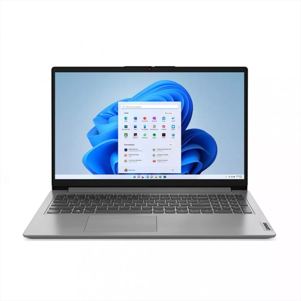 Image 1 of 5 of Notebook Lenovo IdeaPad 1I CONLED0153 15,6 Polegadas 128GB 4GB RAM Celeron N4020