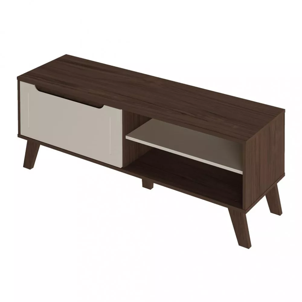 Rack para TV até 60 Polegadas 1 Porta com Pés Lotus Artely