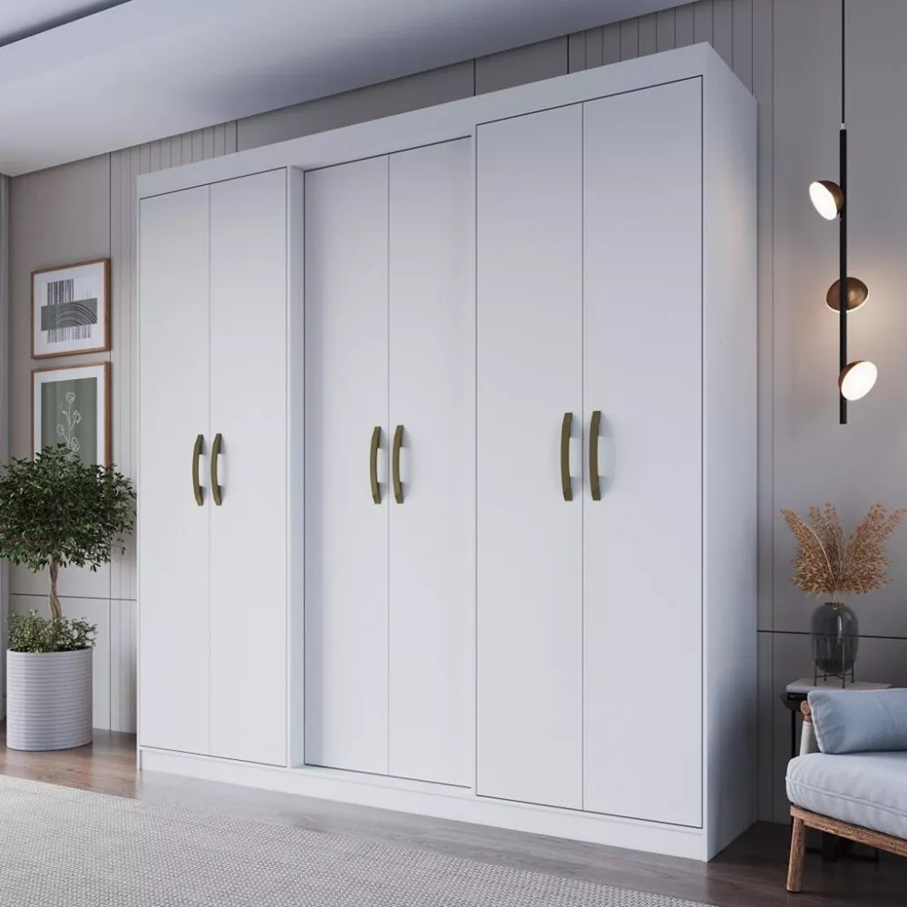 Guarda Roupa Casal 6 Portas 2 Gavetas PH1745 Herval