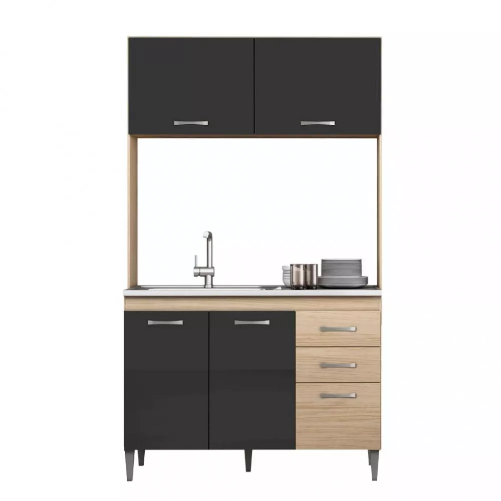 Cozinha Compacta 5 Portas 2 Gavetas Kamily Aramóveis