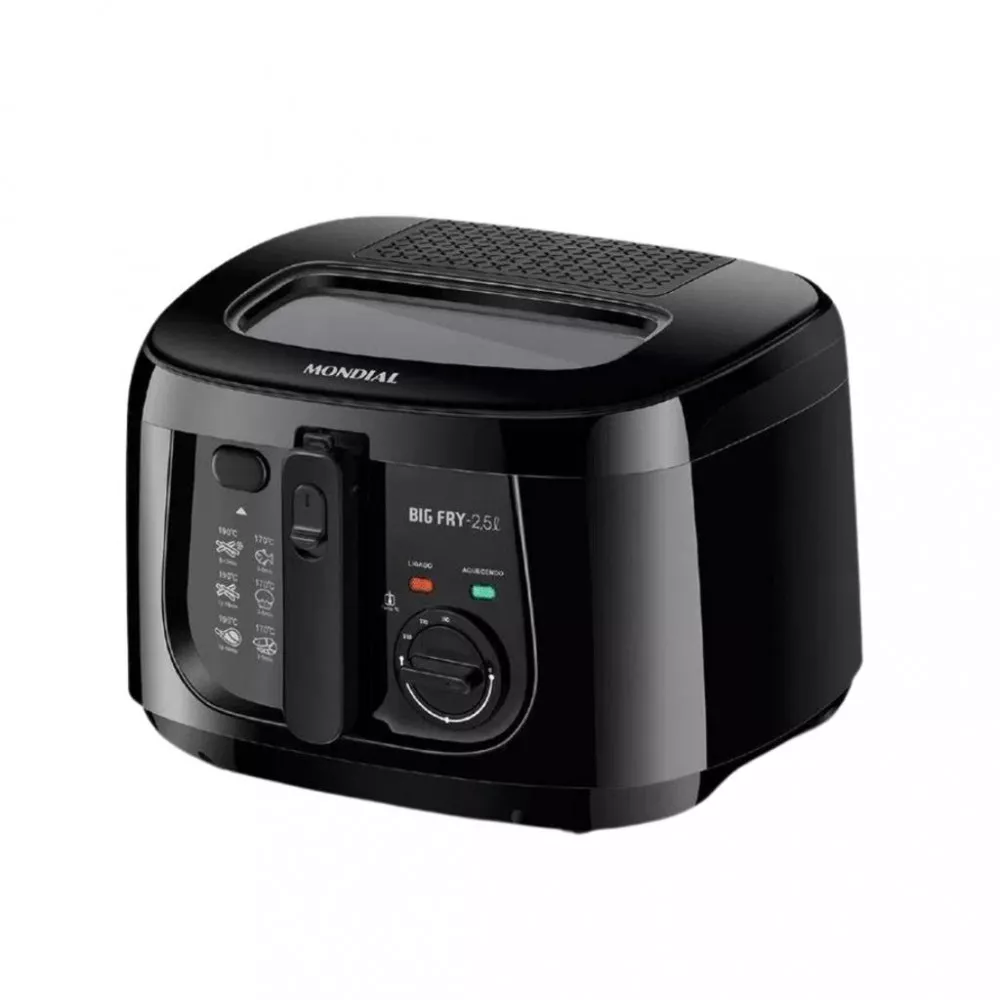 Image 1 of 3 of Fritadeira Elétrica Mondial com Óleo Big Fry FT-07 2,5L