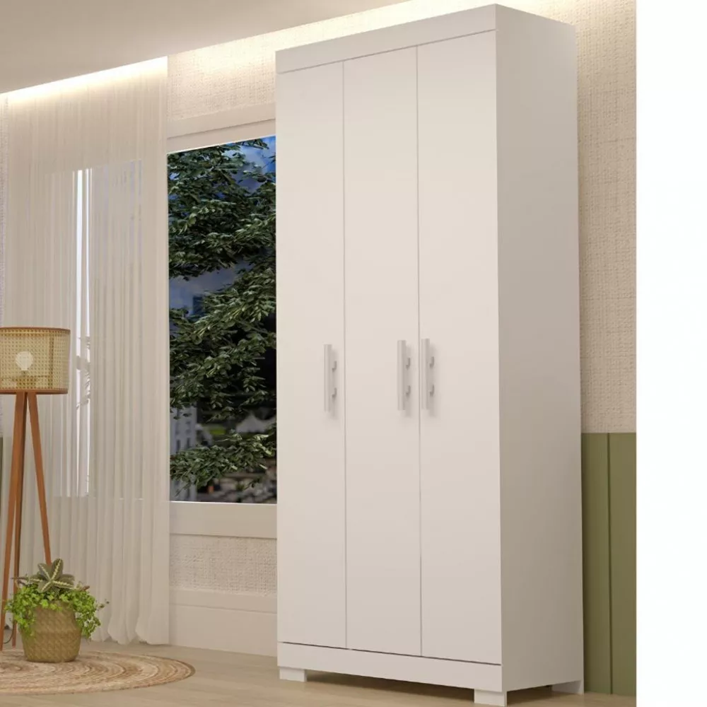 Image 0 of 5 of Guarda Roupas Solteiro 3 Portas 2 Gavetas Flex Lana ACP
