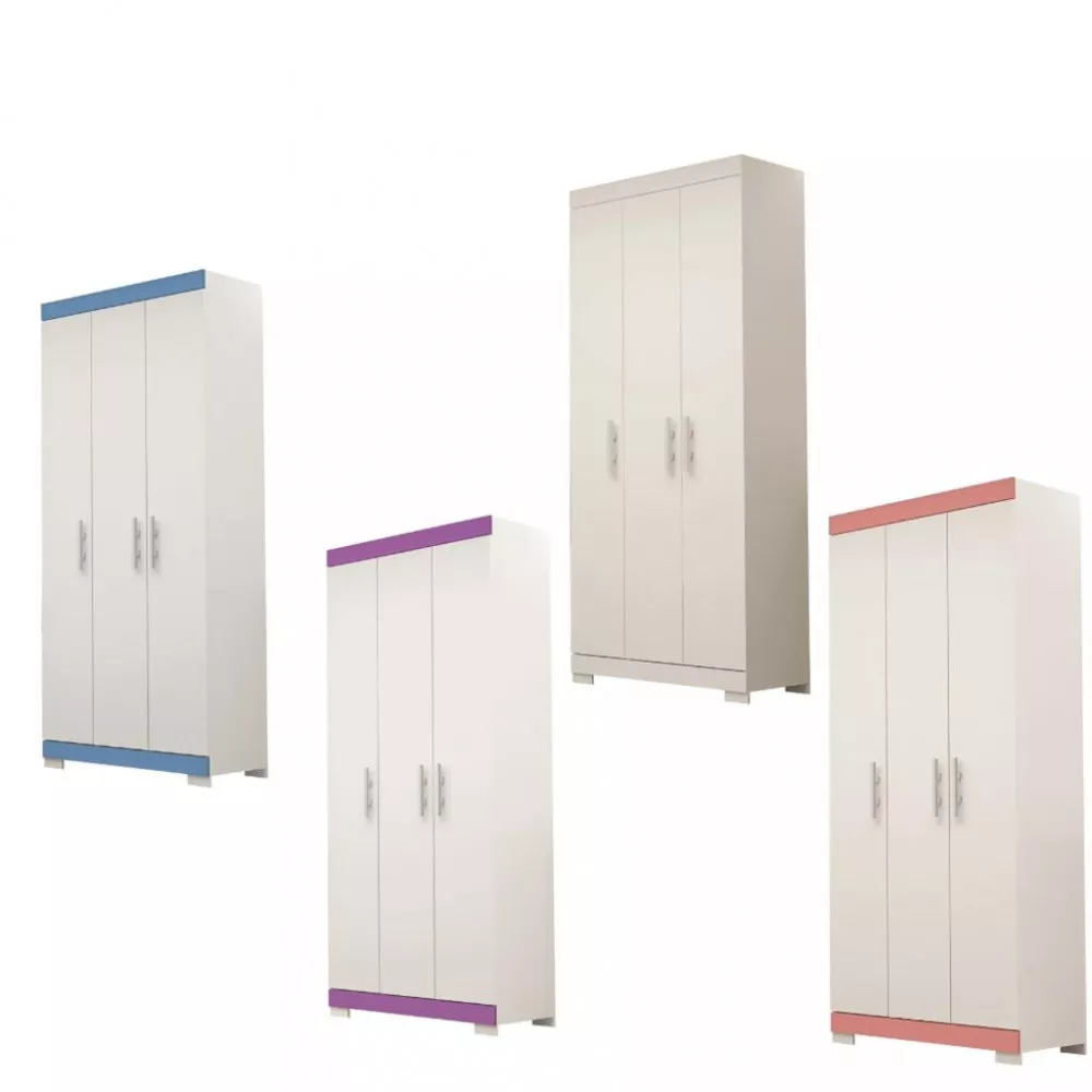 Image 4 of 5 of Guarda Roupas Solteiro 3 Portas 2 Gavetas Flex Lana ACP