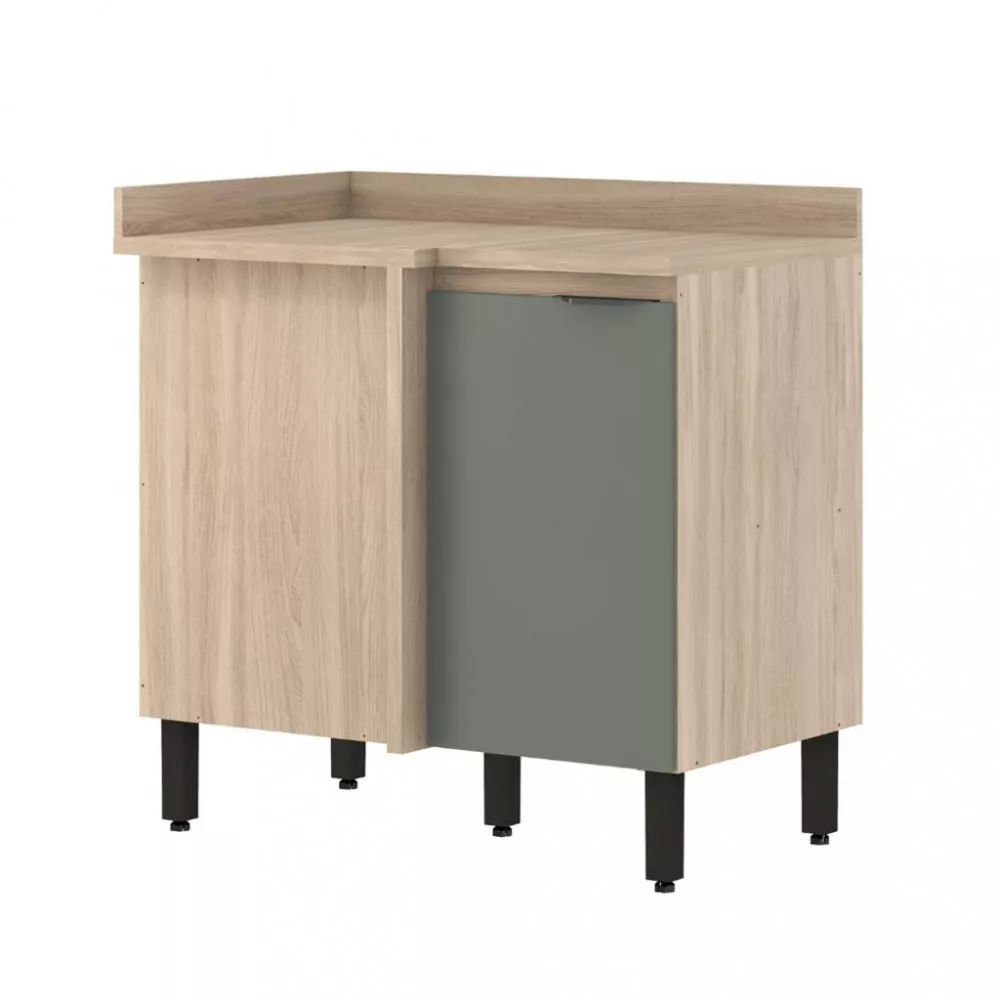 Balcão Canto Reto 1 Porta 90cm Firenze Demobile