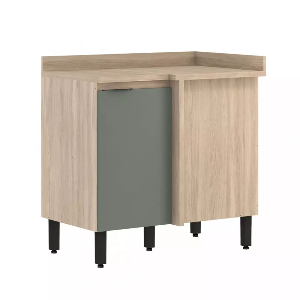 Balcão Canto Reto 1 Porta 90cm Firenze Demobile