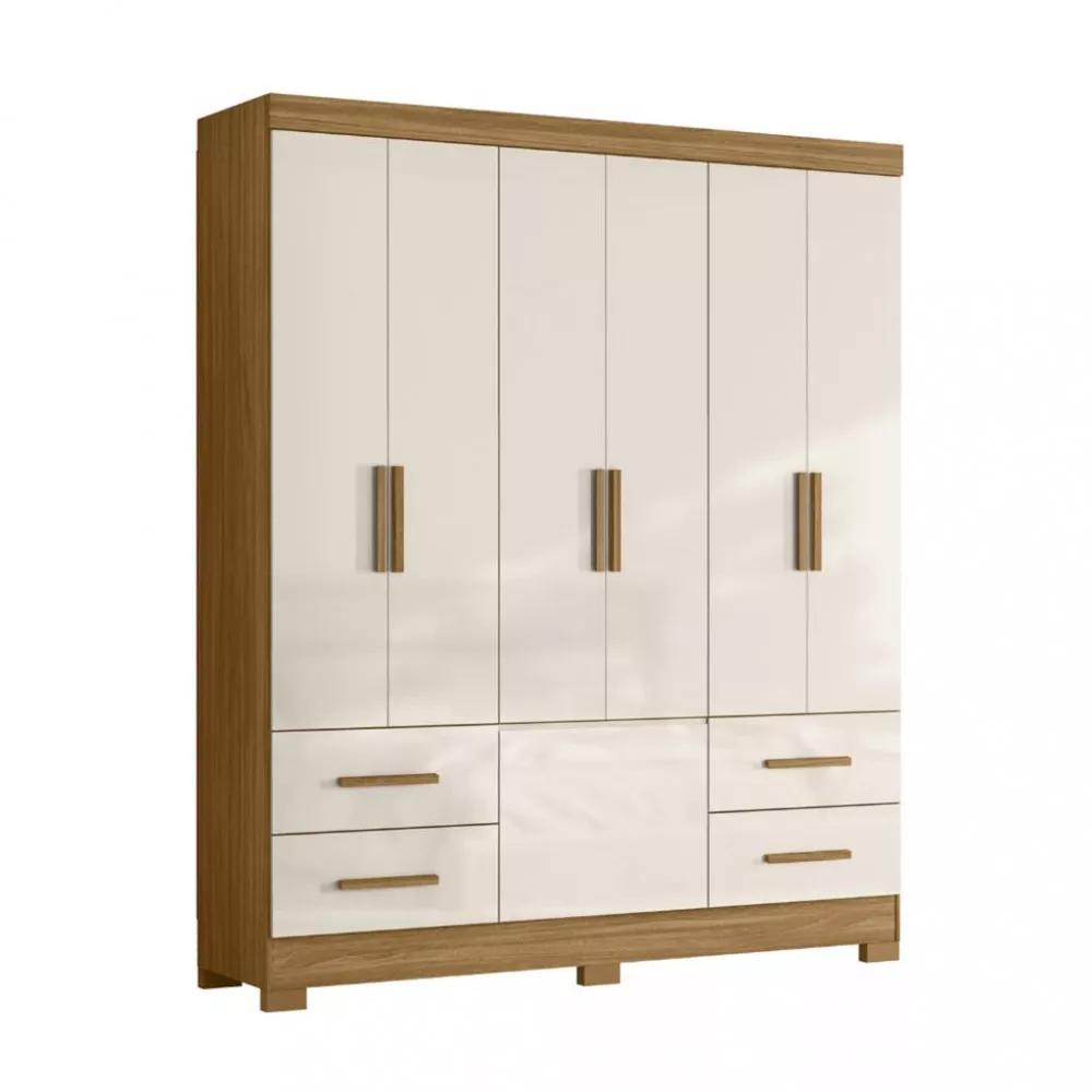 Guarda Roupa Casal 7 Portas 4 Gavetas Londres Moval