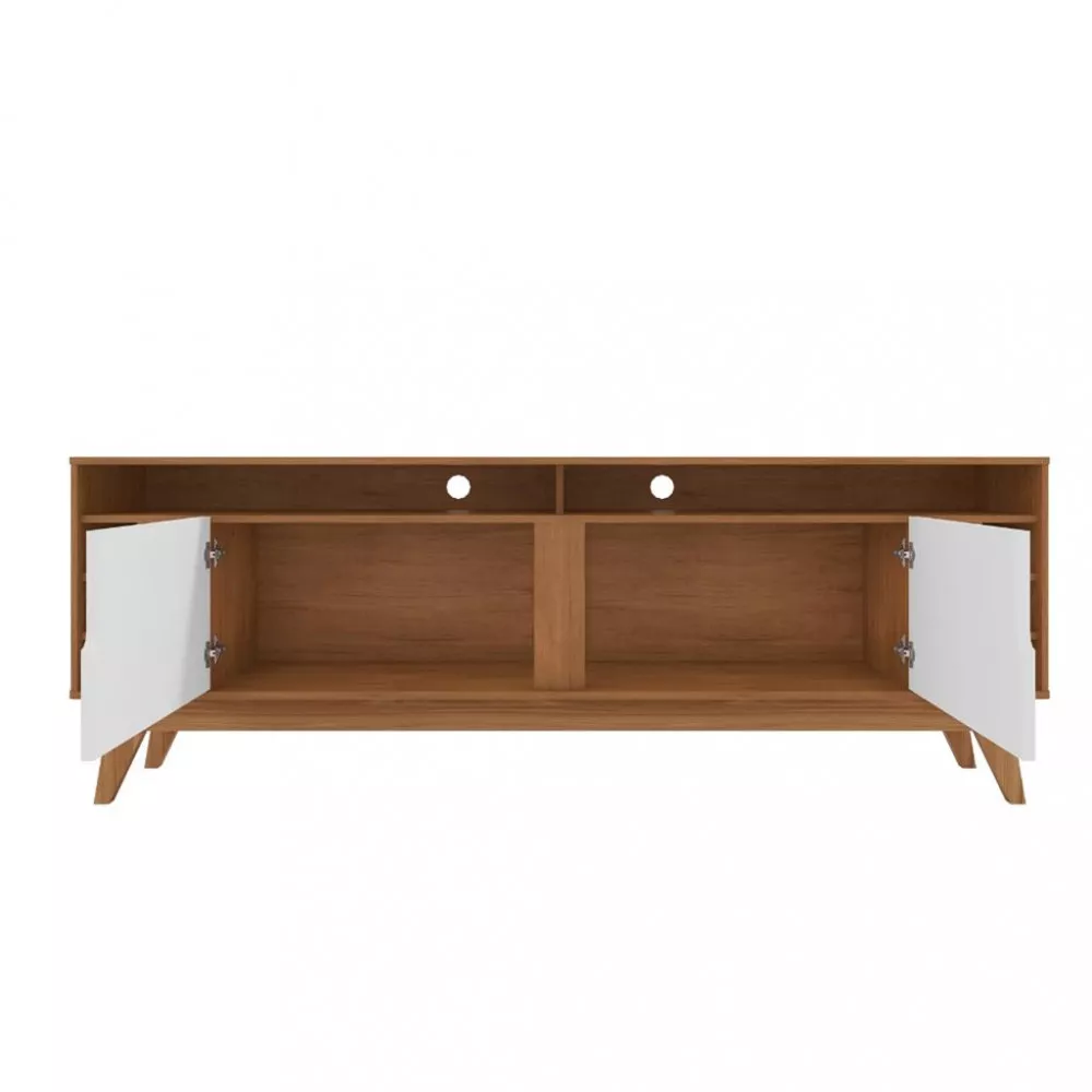 Rack para TV Até 60 Polegadas 2 Portas 135cm Wine Casa D