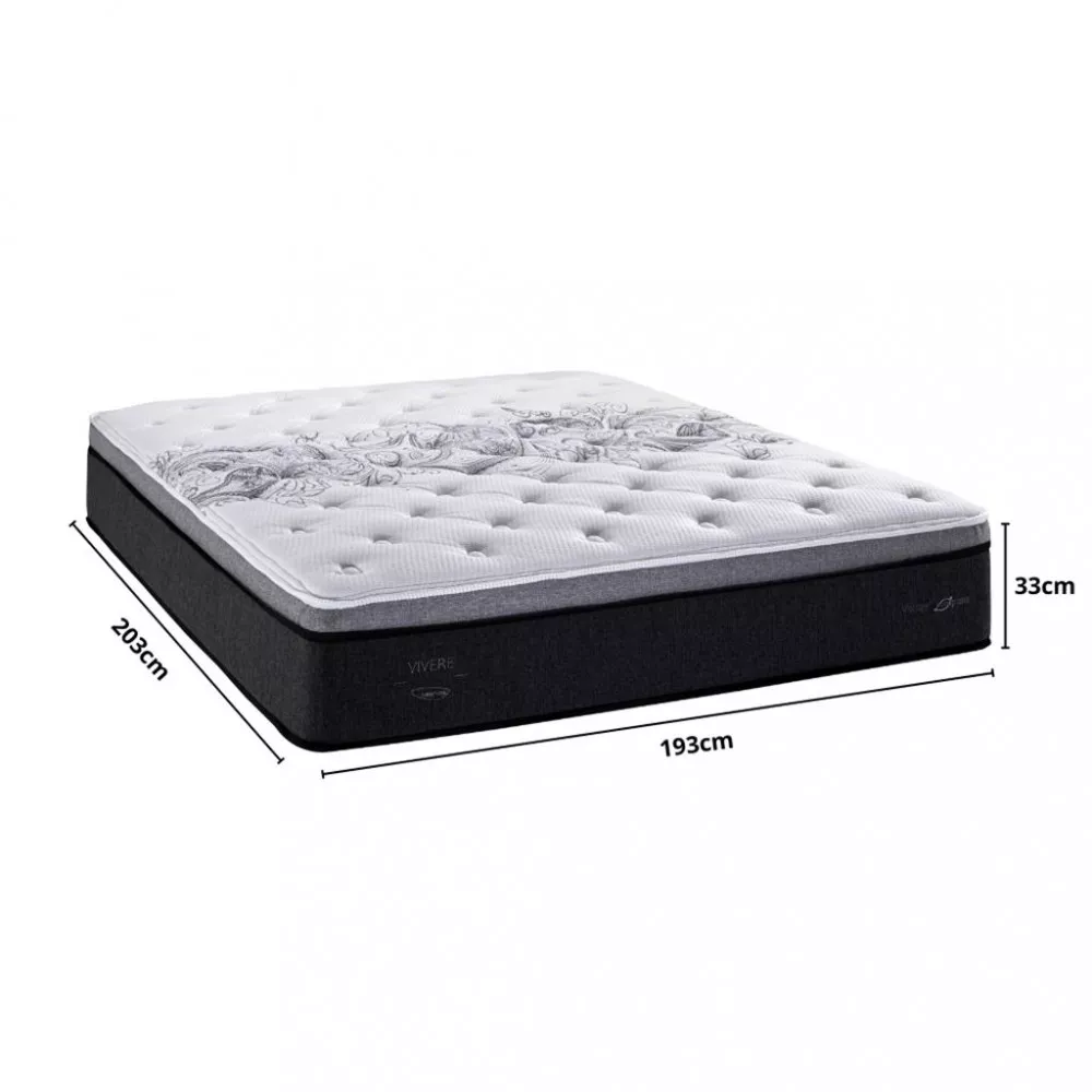 Colchão King 193cm Molas Ensacadas One C1629 Herval
